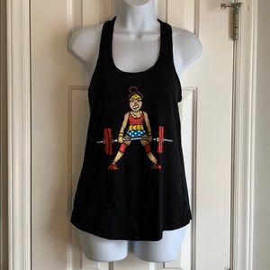 Project X Wonder Woman deadlift racerback tank